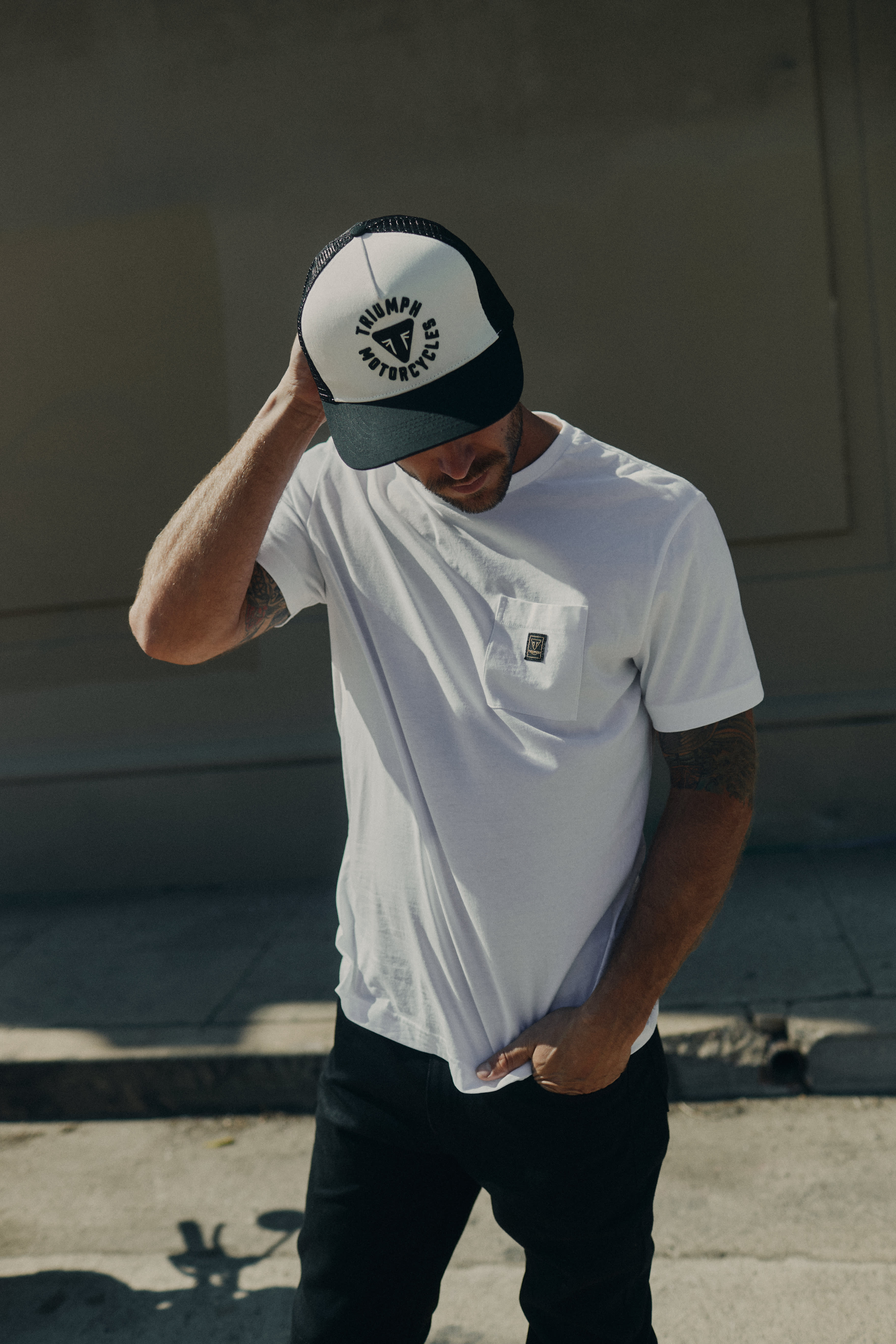 Taylor Trucker Cap in Black | Casual Clothing